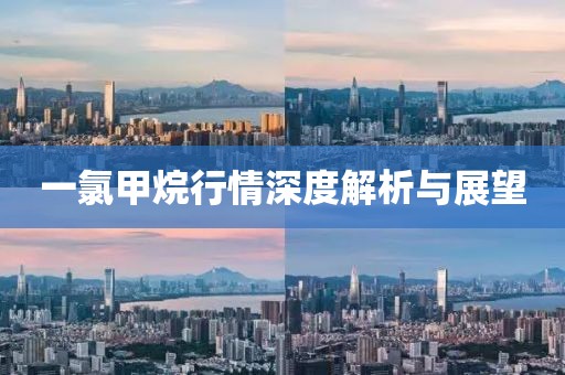 一氯甲烷行情深度解析与展望