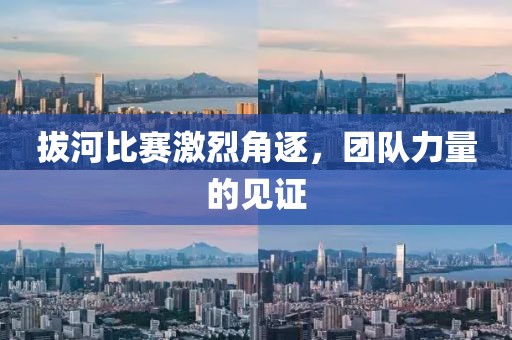 拔河比赛激烈角逐，团队力量的见证