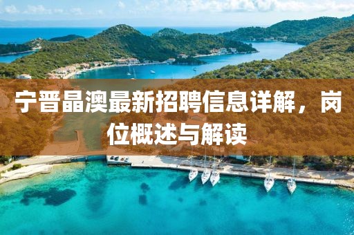 宁晋晶澳最新招聘信息详解，岗位概述与解读
