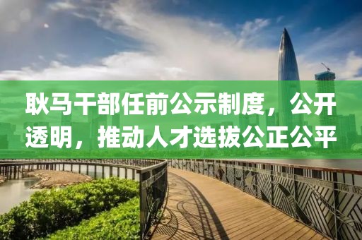 耿马干部任前公示制度，公开透明，推动人才选拔公正公平