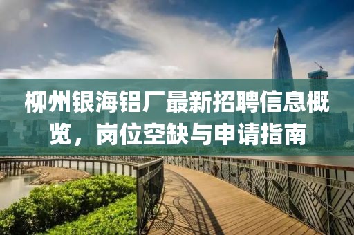 柳州银海铝厂最新招聘信息概览，岗位空缺与申请指南