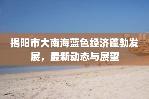 揭阳市大南海蓝色经济蓬勃发展，最新动态与展望