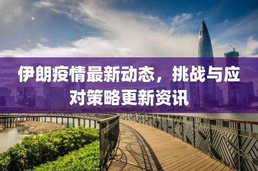 伊朗疫情最新动态，挑战与应对策略更新资讯