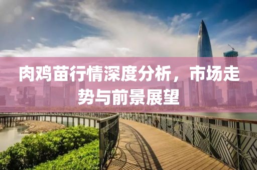 肉鸡苗行情深度分析，市场走势与前景展望