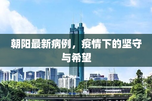 朝阳最新病例，疫情下的坚守与希望