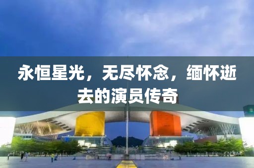 永恒星光，无尽怀念，缅怀逝去的演员传奇