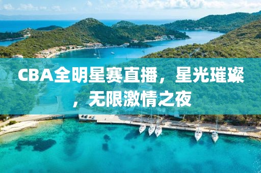 CBA全明星赛直播，星光璀璨，无限激情之夜