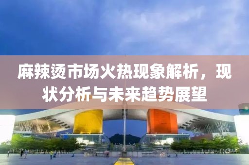 麻辣烫市场火热现象解析，现状分析与未来趋势展望
