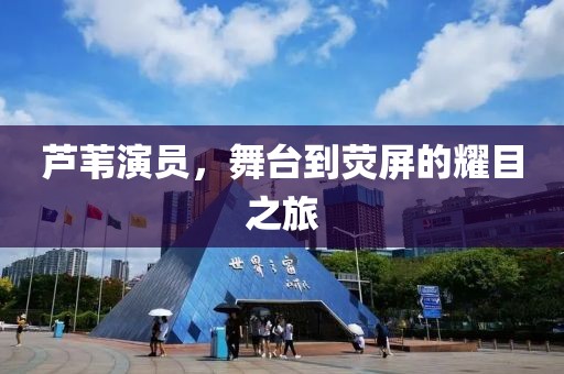 芦苇演员，舞台到荧屏的耀目之旅