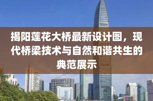 揭阳莲花大桥最新设计图，现代桥梁技术与自然和谐共生的典范展示
