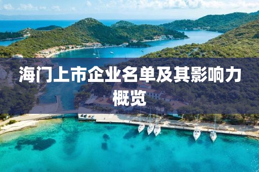 海门上市企业名单及其影响力概览
