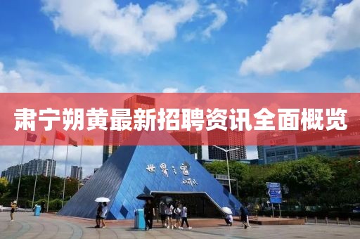 肃宁朔黄最新招聘资讯全面概览
