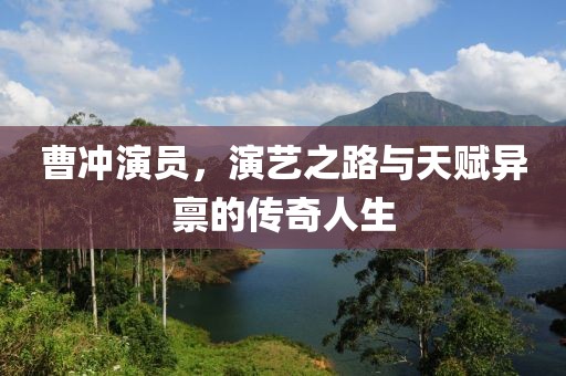 曹冲演员，演艺之路与天赋异禀的传奇人生