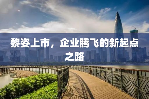黎姿上市，企业腾飞的新起点之路