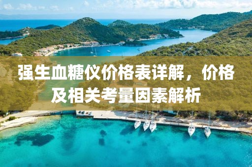 强生血糖仪价格表详解，价格及相关考量因素解析