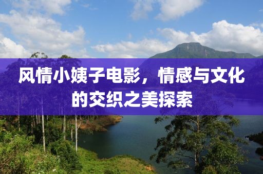 风情小姨子电影，情感与文化的交织之美探索