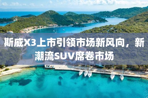 斯威X3上市引领市场新风向，新潮流SUV席卷市场