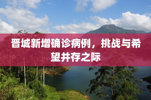 晋城新增确诊病例，挑战与希望并存之际