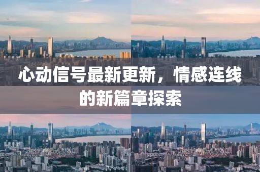 心动信号最新更新，情感连线的新篇章探索