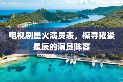 电视剧星火演员表，探寻璀璨星辰的演员阵容