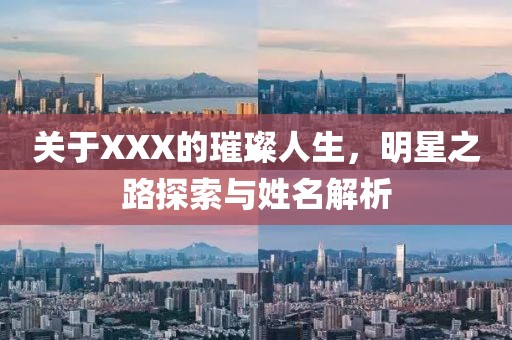 关于XXX的璀璨人生，明星之路探索与姓名解析