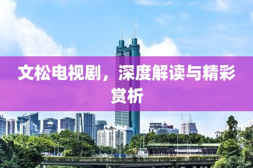 文松电视剧，深度解读与精彩赏析