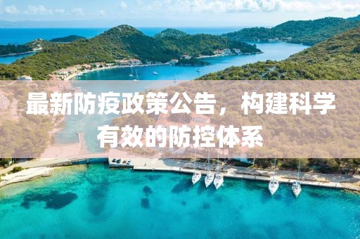 最新防疫政策公告，构建科学有效的防控体系