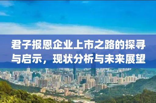 君子报恩企业上市之路的探寻与启示，现状分析与未来展望