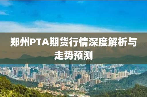郑州PTA期货行情深度解析与走势预测