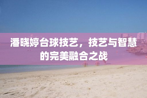 潘晓婷台球技艺，技艺与智慧的完美融合之战