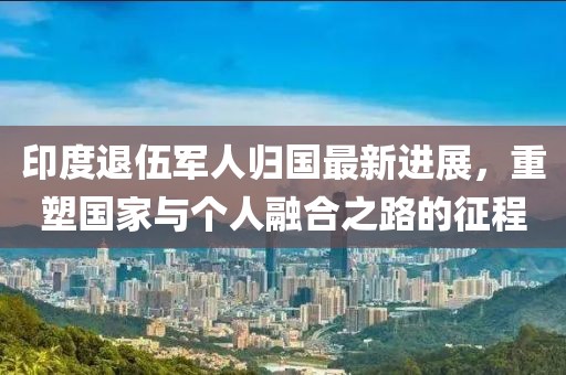 印度退伍军人归国最新进展，重塑国家与个人融合之路的征程