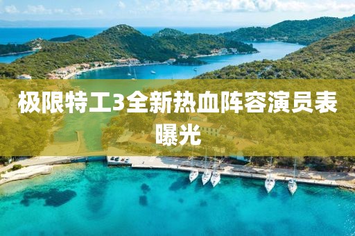极限特工3全新热血阵容演员表曝光