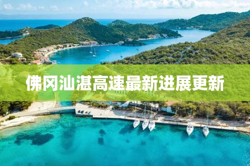 佛冈汕湛高速最新进展更新