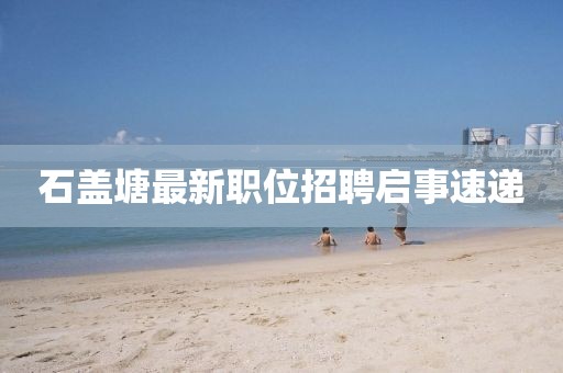 石盖塘最新职位招聘启事速递