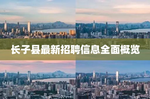 长子县最新招聘信息全面概览
