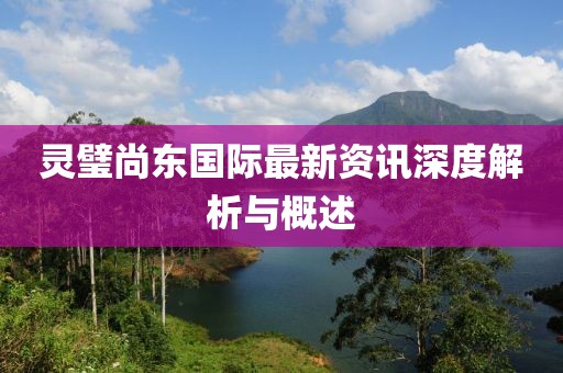 灵璧尚东国际最新资讯深度解析与概述
