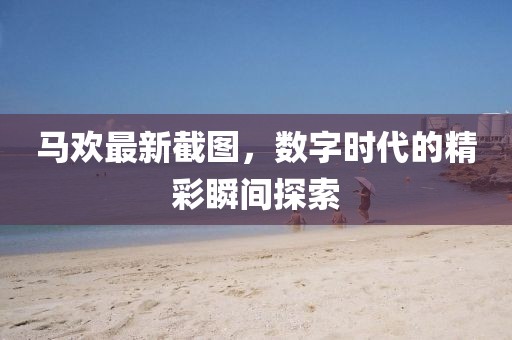 马欢最新截图，数字时代的精彩瞬间探索
