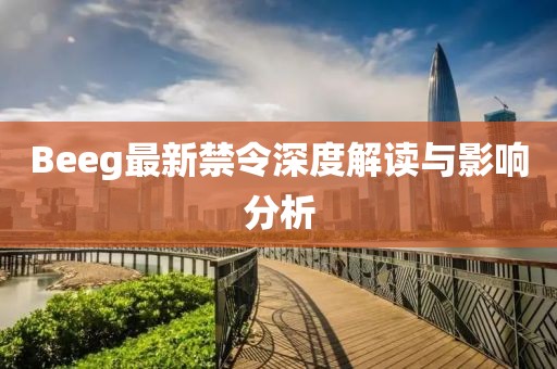 Beeg最新禁令深度解读与影响分析