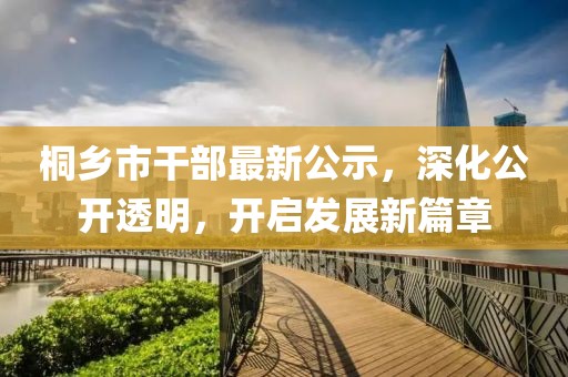 桐乡市干部最新公示，深化公开透明，开启发展新篇章