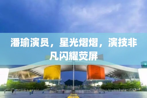 潘瑜演员，星光熠熠，演技非凡闪耀荧屏