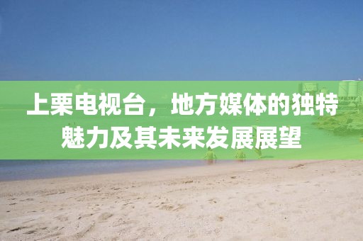 上栗电视台，地方媒体的独特魅力及其未来发展展望