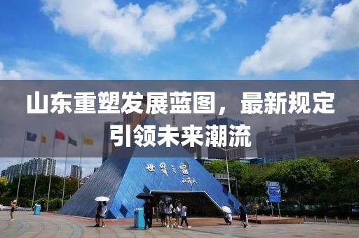 山东重塑发展蓝图，最新规定引领未来潮流