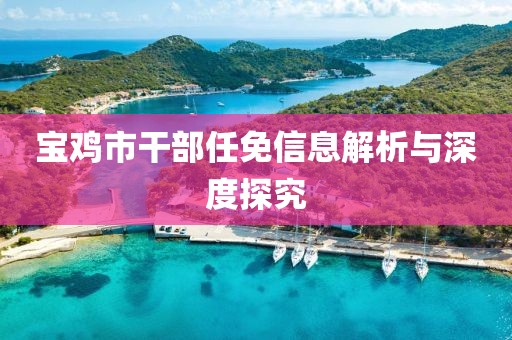 宝鸡市干部任免信息解析与深度探究