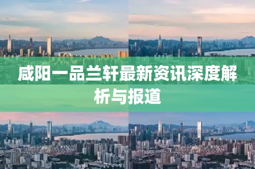 咸阳一品兰轩最新资讯深度解析与报道