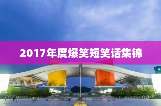 2017年度爆笑短笑话集锦