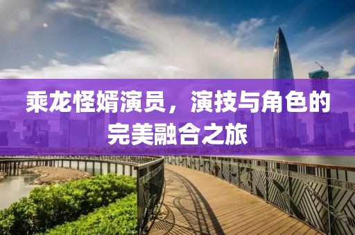 乘龙怪婿演员，演技与角色的完美融合之旅