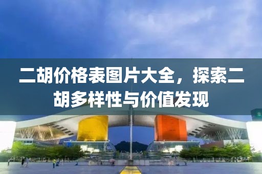二胡价格表图片大全，探索二胡多样性与价值发现