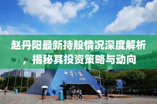 赵丹阳最新持股情况深度解析，揭秘其投资策略与动向