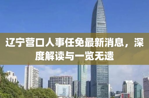 辽宁营口人事任免最新消息，深度解读与一览无遗
