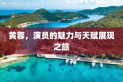 黄蓉,演员的魅力与天赋展现之旅